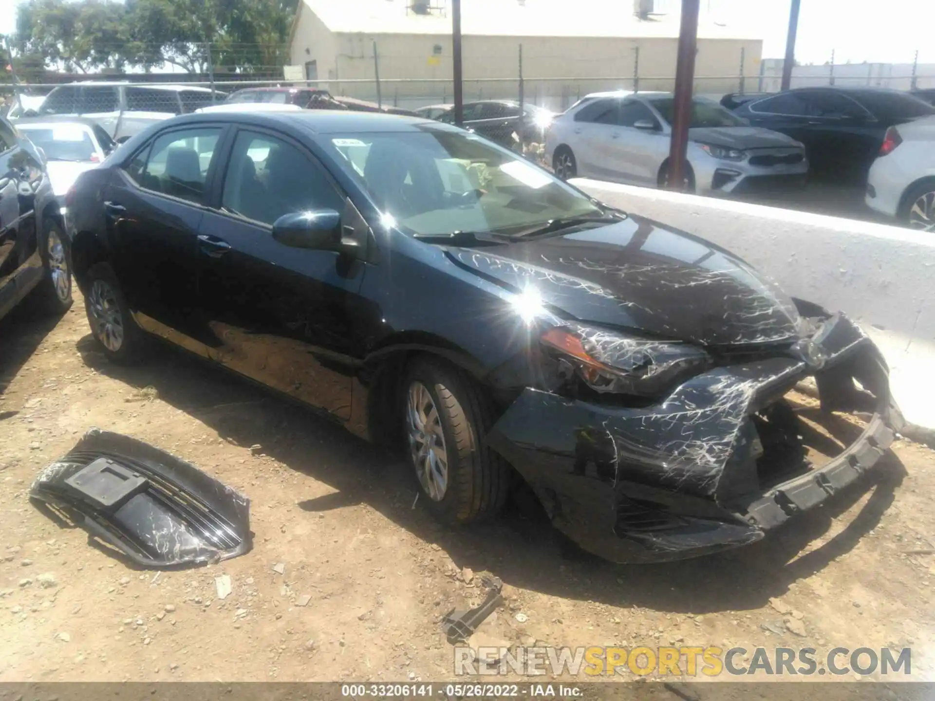 1 Photograph of a damaged car 2T1BURHE8KC211022 TOYOTA COROLLA 2019