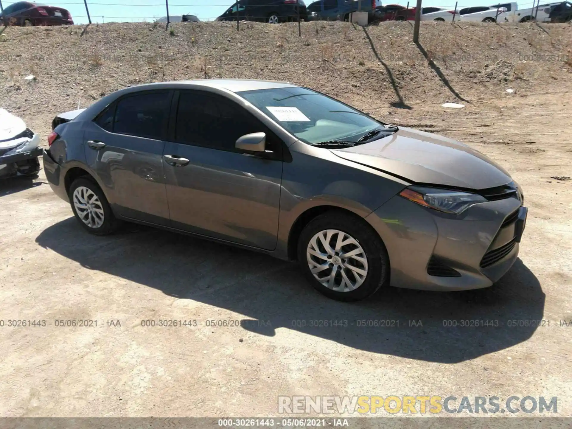 1 Photograph of a damaged car 2T1BURHE8KC211716 TOYOTA COROLLA 2019