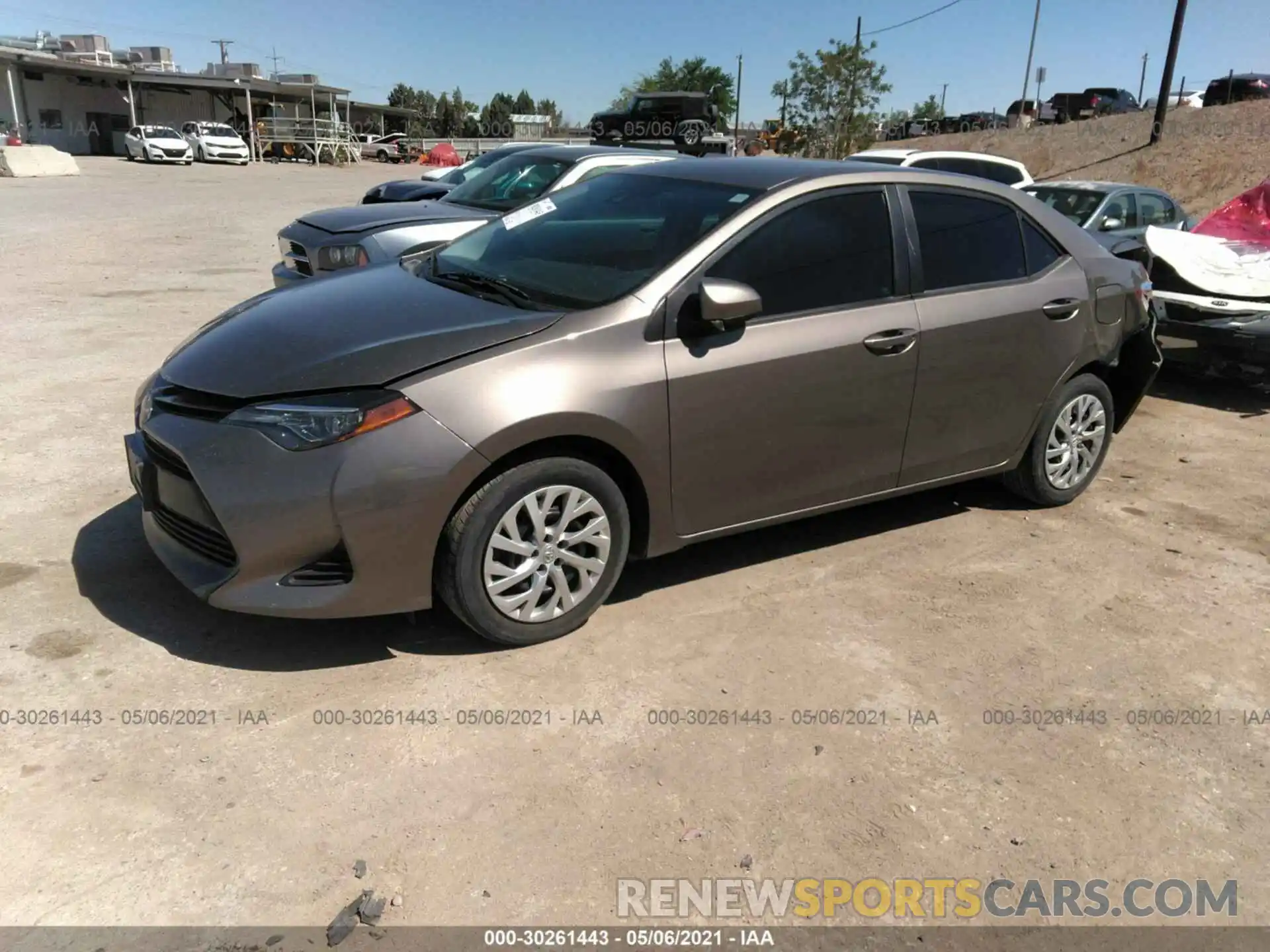 2 Photograph of a damaged car 2T1BURHE8KC211716 TOYOTA COROLLA 2019