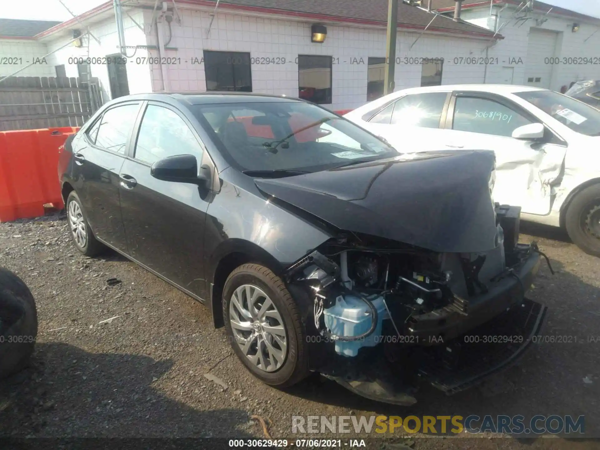 1 Photograph of a damaged car 2T1BURHE8KC212056 TOYOTA COROLLA 2019