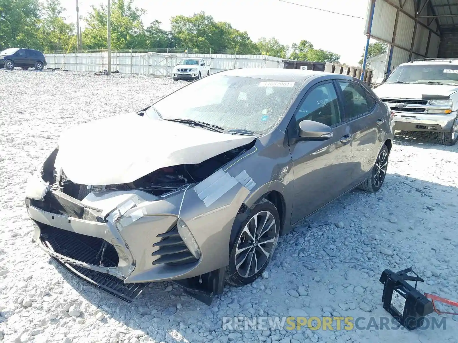 2 Photograph of a damaged car 2T1BURHE8KC212140 TOYOTA COROLLA 2019