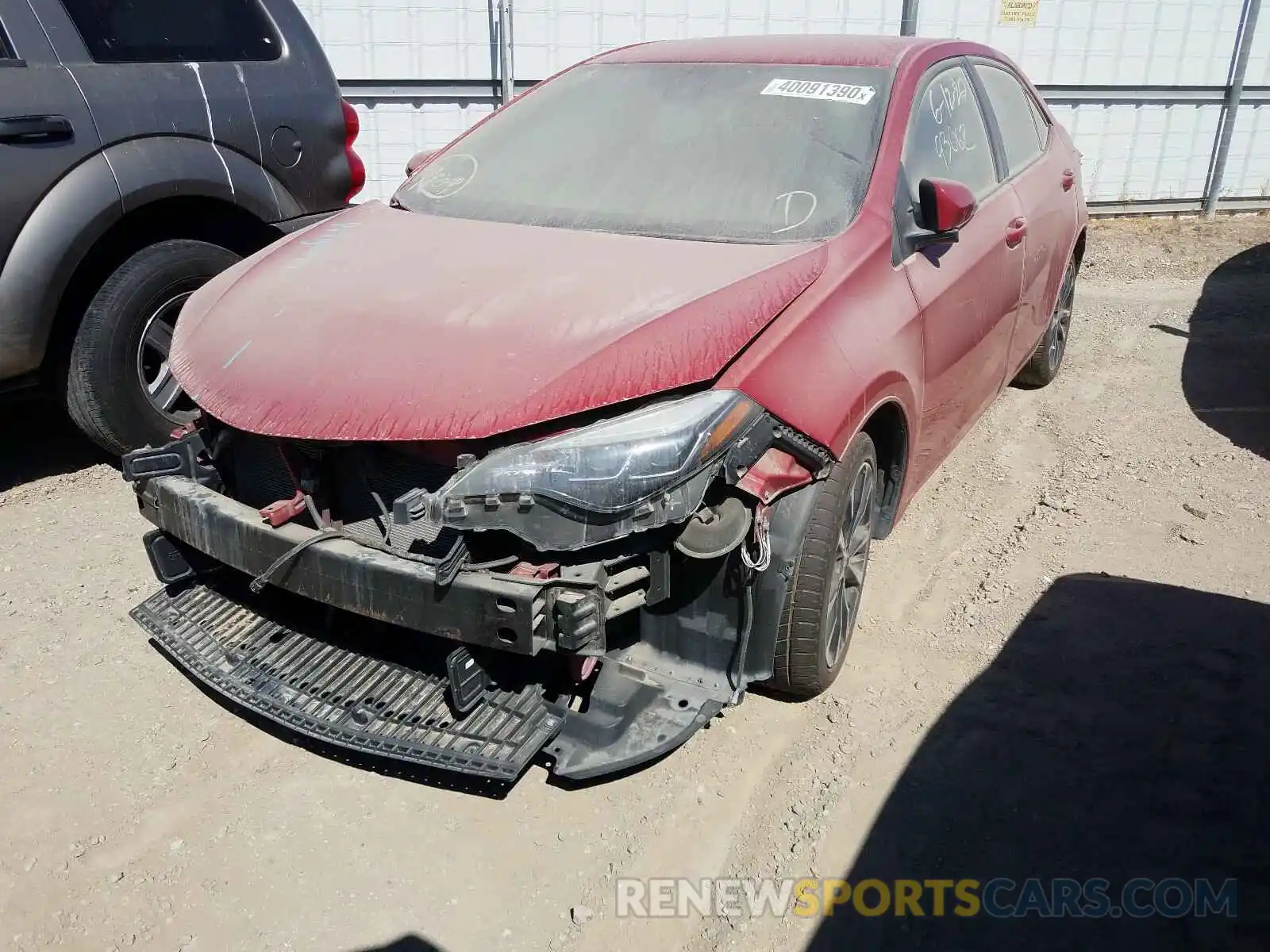 2 Фотография поврежденного автомобиля 2T1BURHE8KC212221 TOYOTA COROLLA 2019