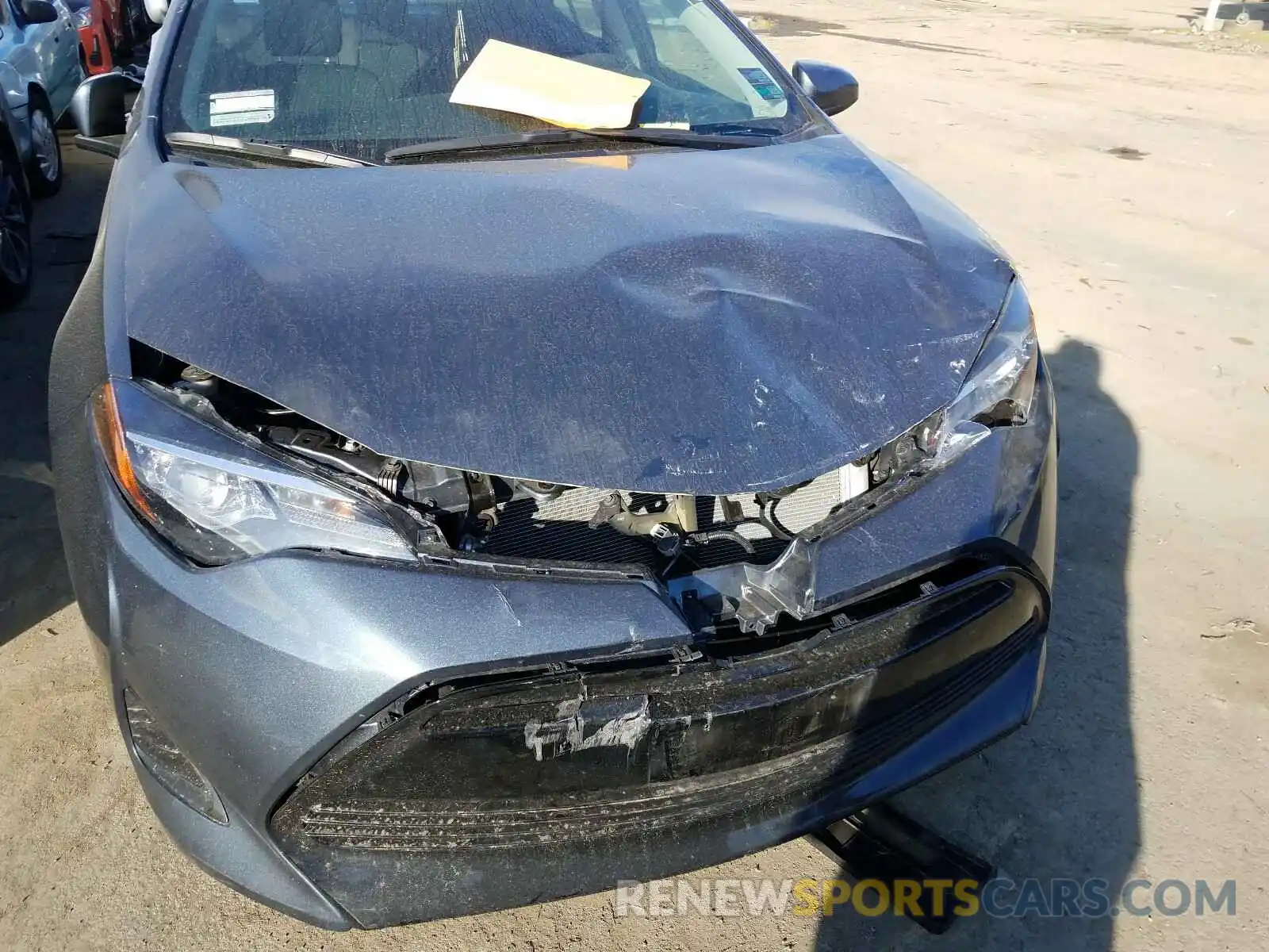 7 Photograph of a damaged car 2T1BURHE8KC212493 TOYOTA COROLLA 2019