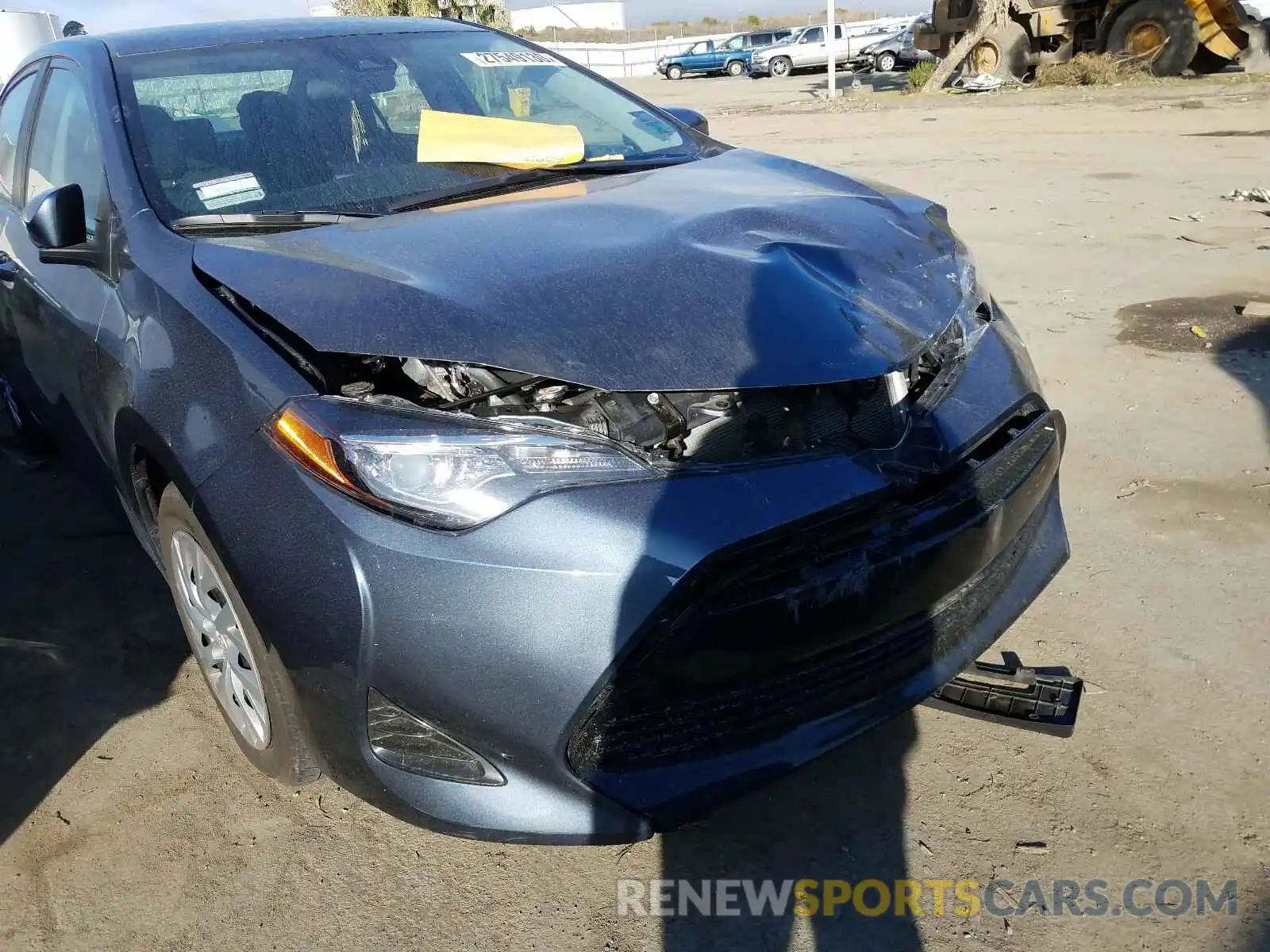 9 Photograph of a damaged car 2T1BURHE8KC212493 TOYOTA COROLLA 2019