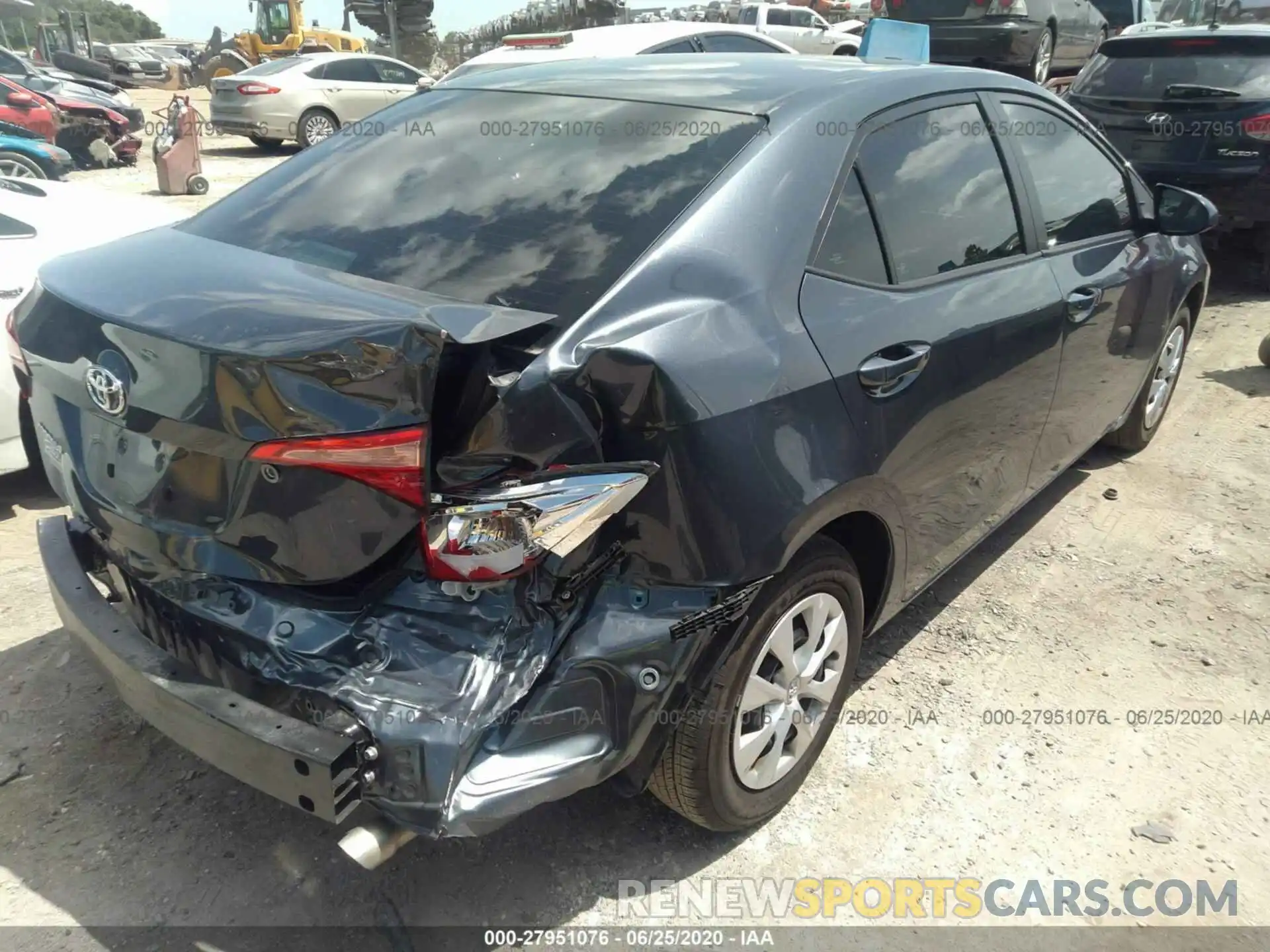 6 Photograph of a damaged car 2T1BURHE8KC212638 TOYOTA COROLLA 2019