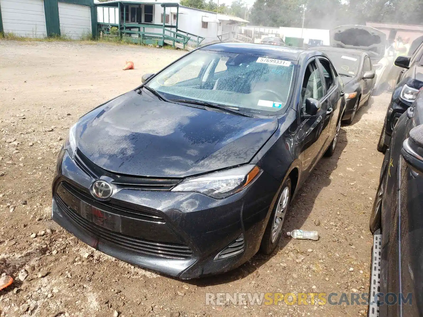 2 Photograph of a damaged car 2T1BURHE8KC212784 TOYOTA COROLLA 2019