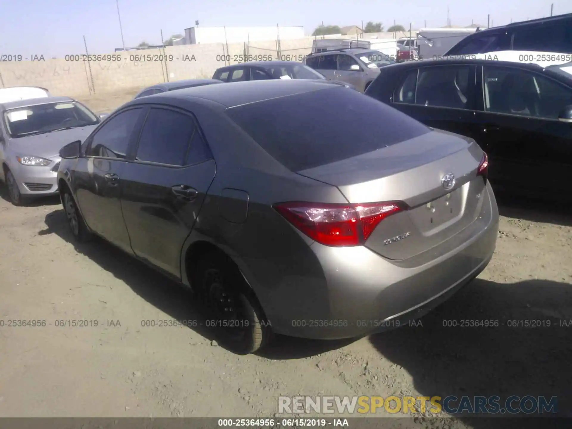 3 Photograph of a damaged car 2T1BURHE8KC213773 TOYOTA COROLLA 2019