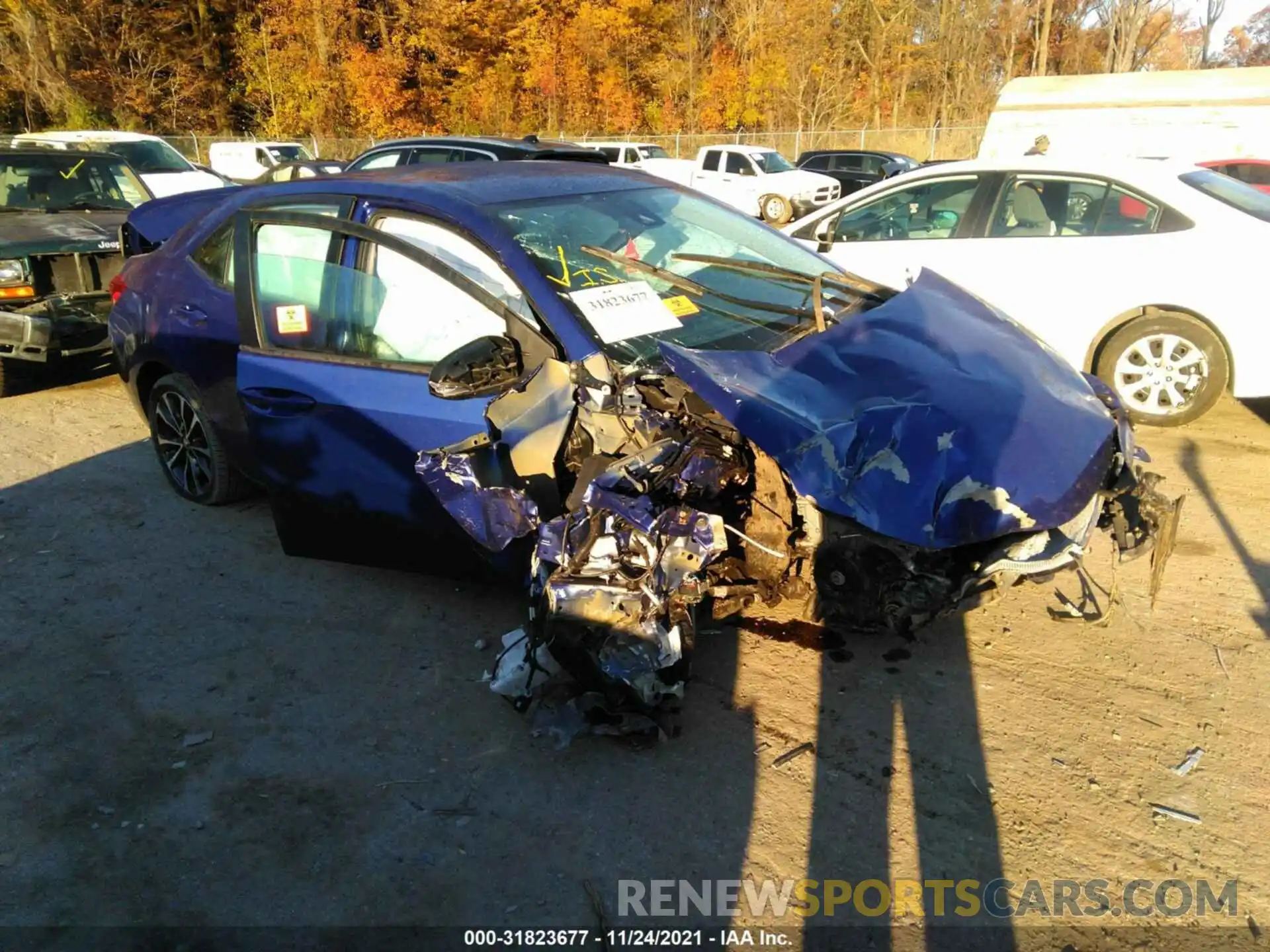 1 Photograph of a damaged car 2T1BURHE8KC214003 TOYOTA COROLLA 2019