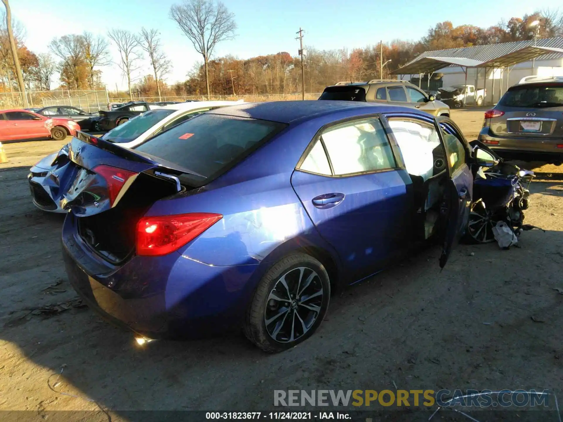 4 Photograph of a damaged car 2T1BURHE8KC214003 TOYOTA COROLLA 2019