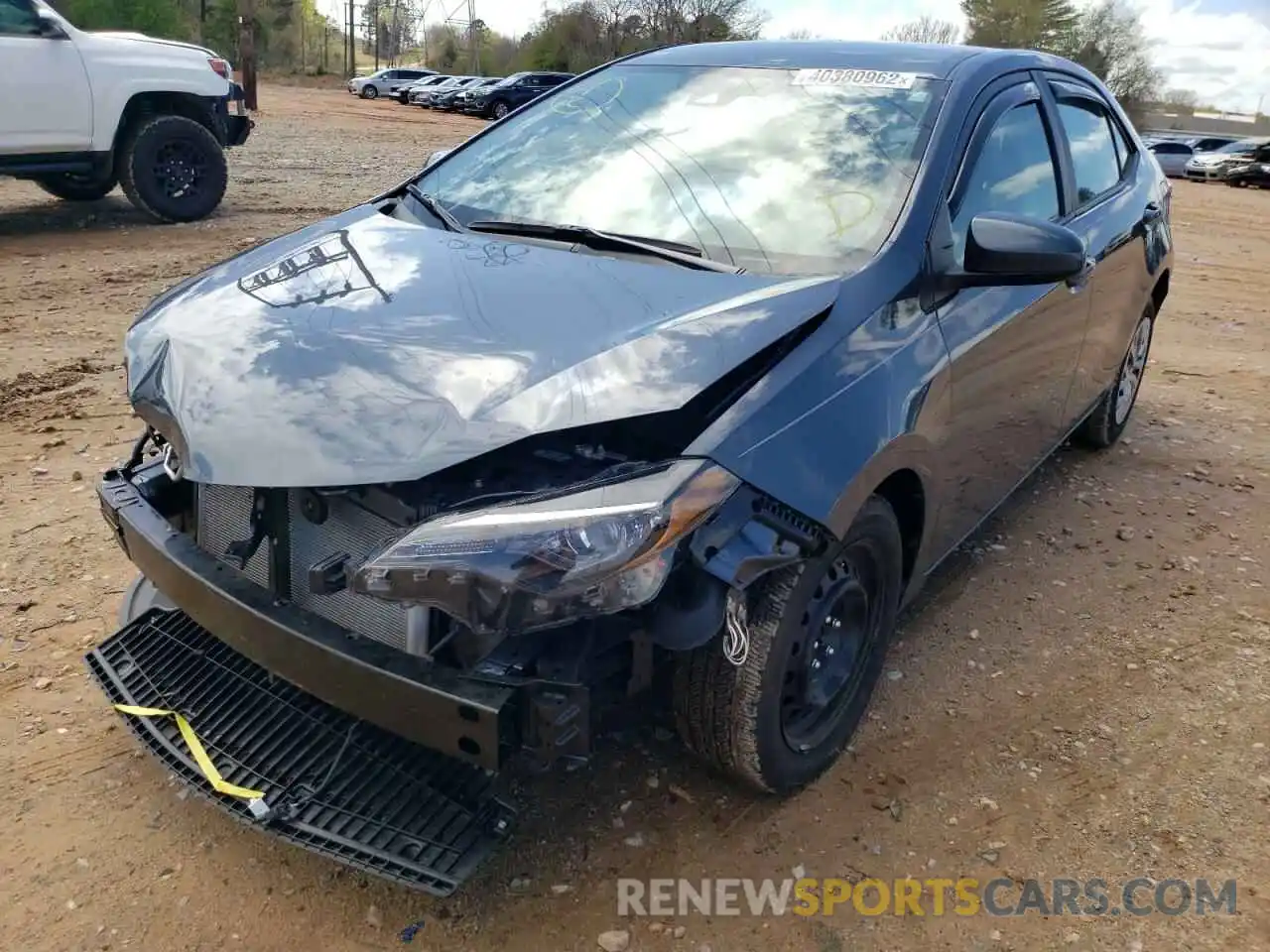 2 Photograph of a damaged car 2T1BURHE8KC214180 TOYOTA COROLLA 2019