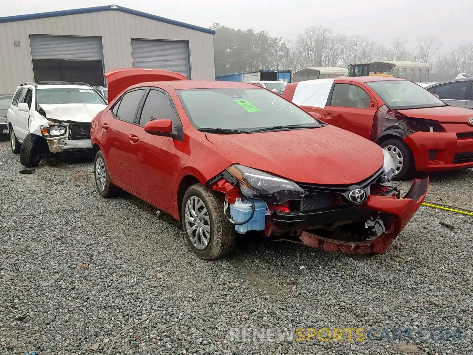 1 Photograph of a damaged car 2T1BURHE8KC215118 TOYOTA COROLLA 2019