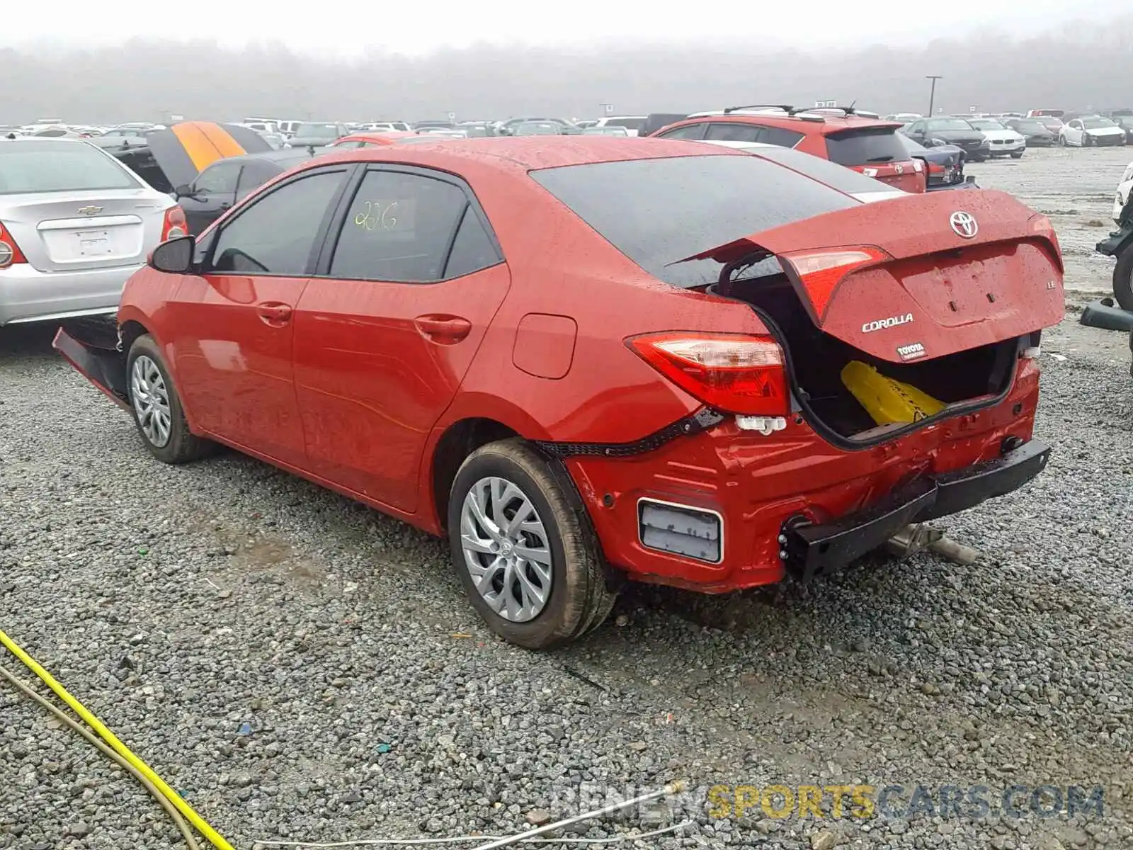 3 Photograph of a damaged car 2T1BURHE8KC215118 TOYOTA COROLLA 2019