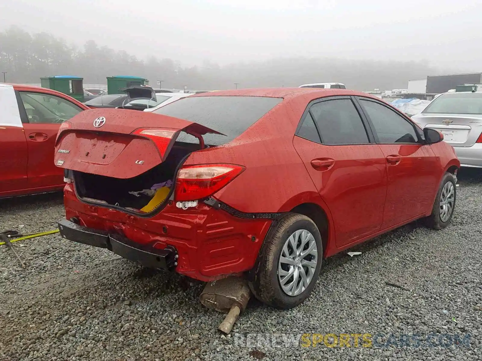 4 Photograph of a damaged car 2T1BURHE8KC215118 TOYOTA COROLLA 2019