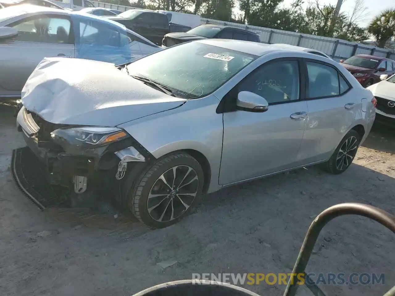 1 Photograph of a damaged car 2T1BURHE8KC215278 TOYOTA COROLLA 2019