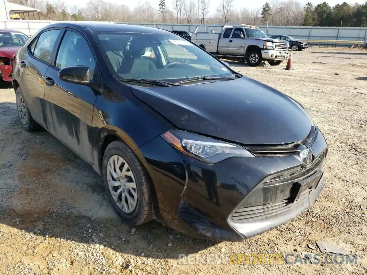 1 Photograph of a damaged car 2T1BURHE8KC215720 TOYOTA COROLLA 2019