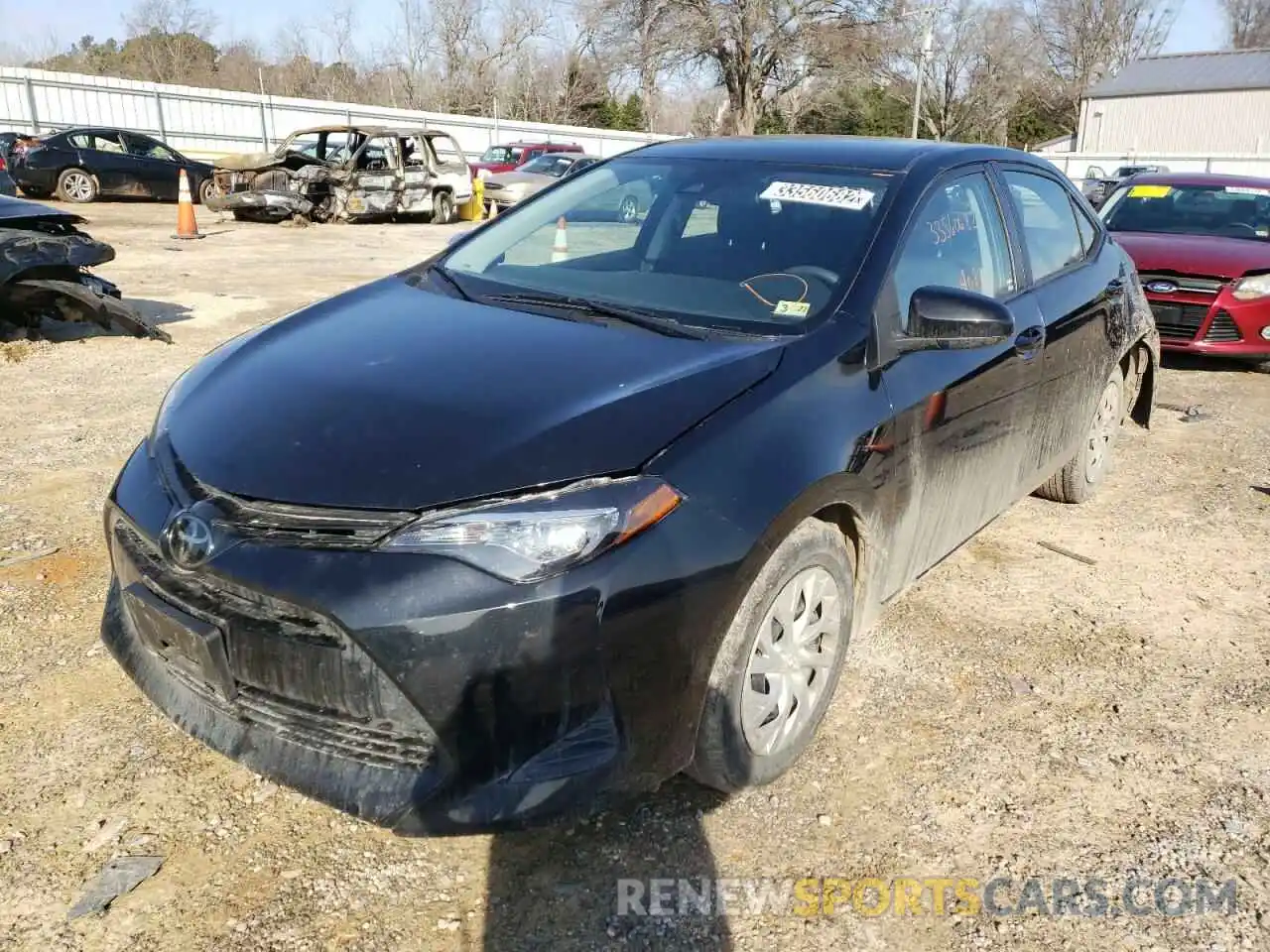 2 Photograph of a damaged car 2T1BURHE8KC215720 TOYOTA COROLLA 2019