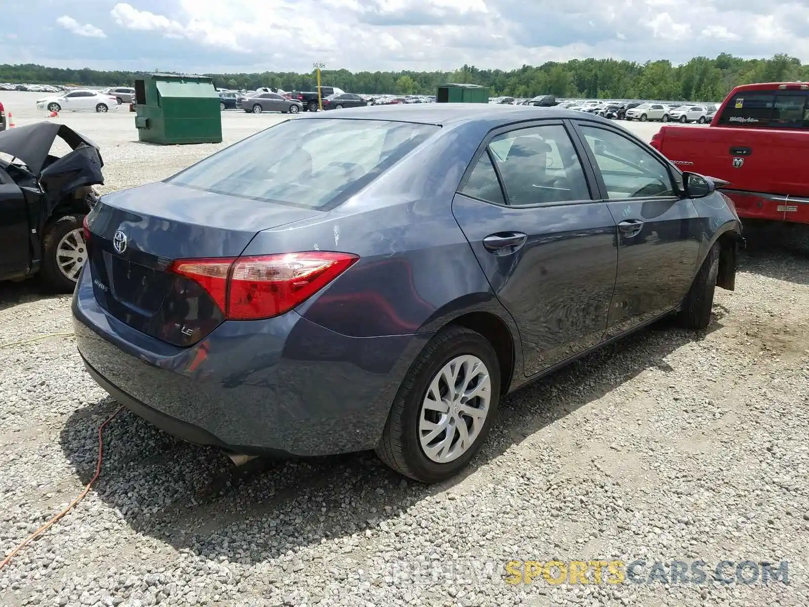 4 Photograph of a damaged car 2T1BURHE8KC216379 TOYOTA COROLLA 2019