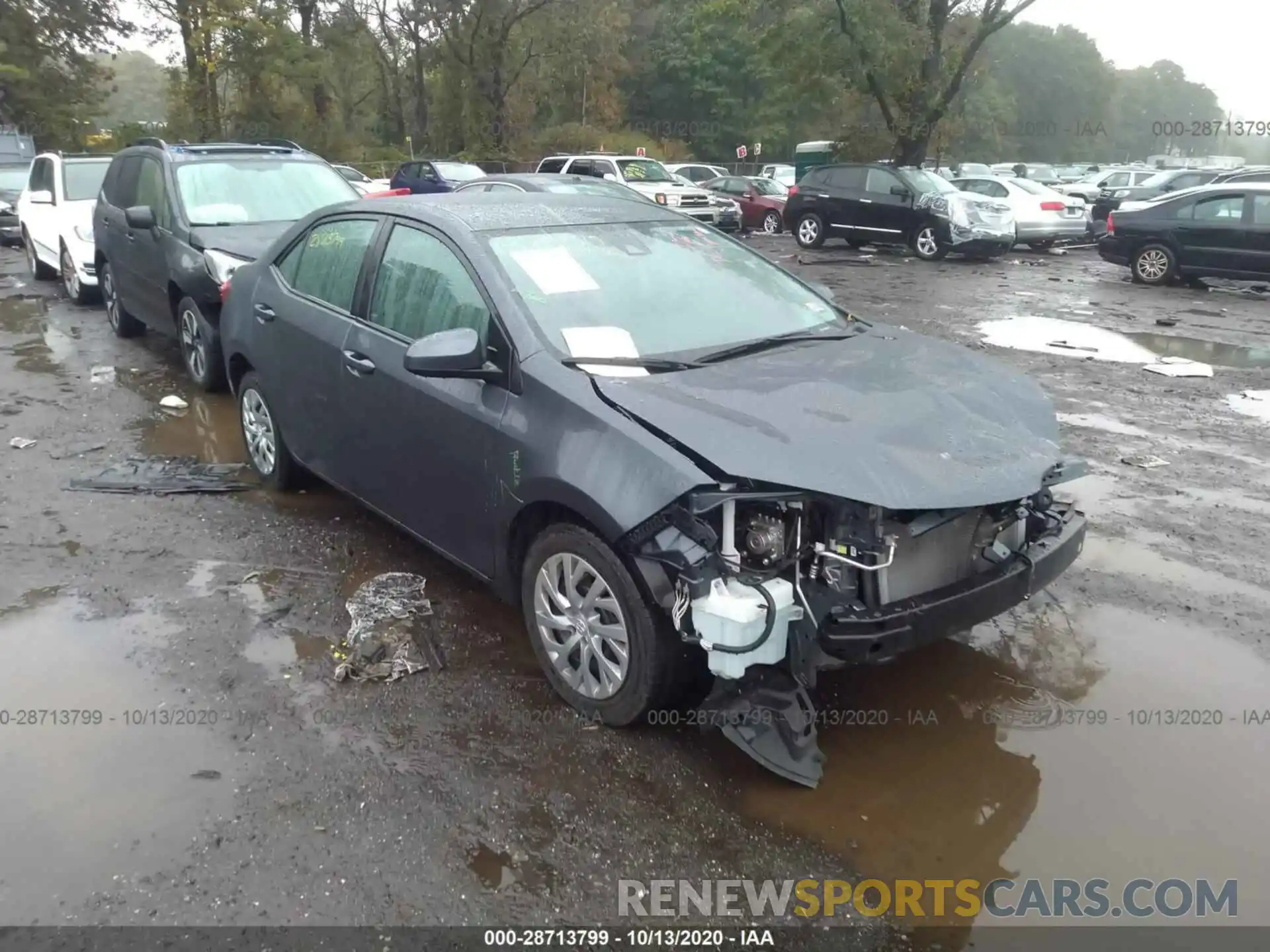 1 Photograph of a damaged car 2T1BURHE8KC216785 TOYOTA COROLLA 2019