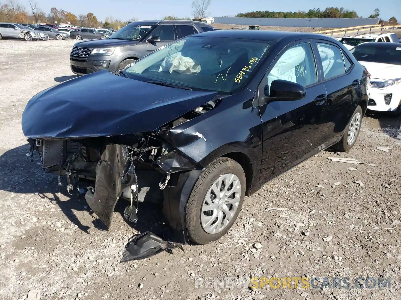 2 Photograph of a damaged car 2T1BURHE8KC217287 TOYOTA COROLLA 2019