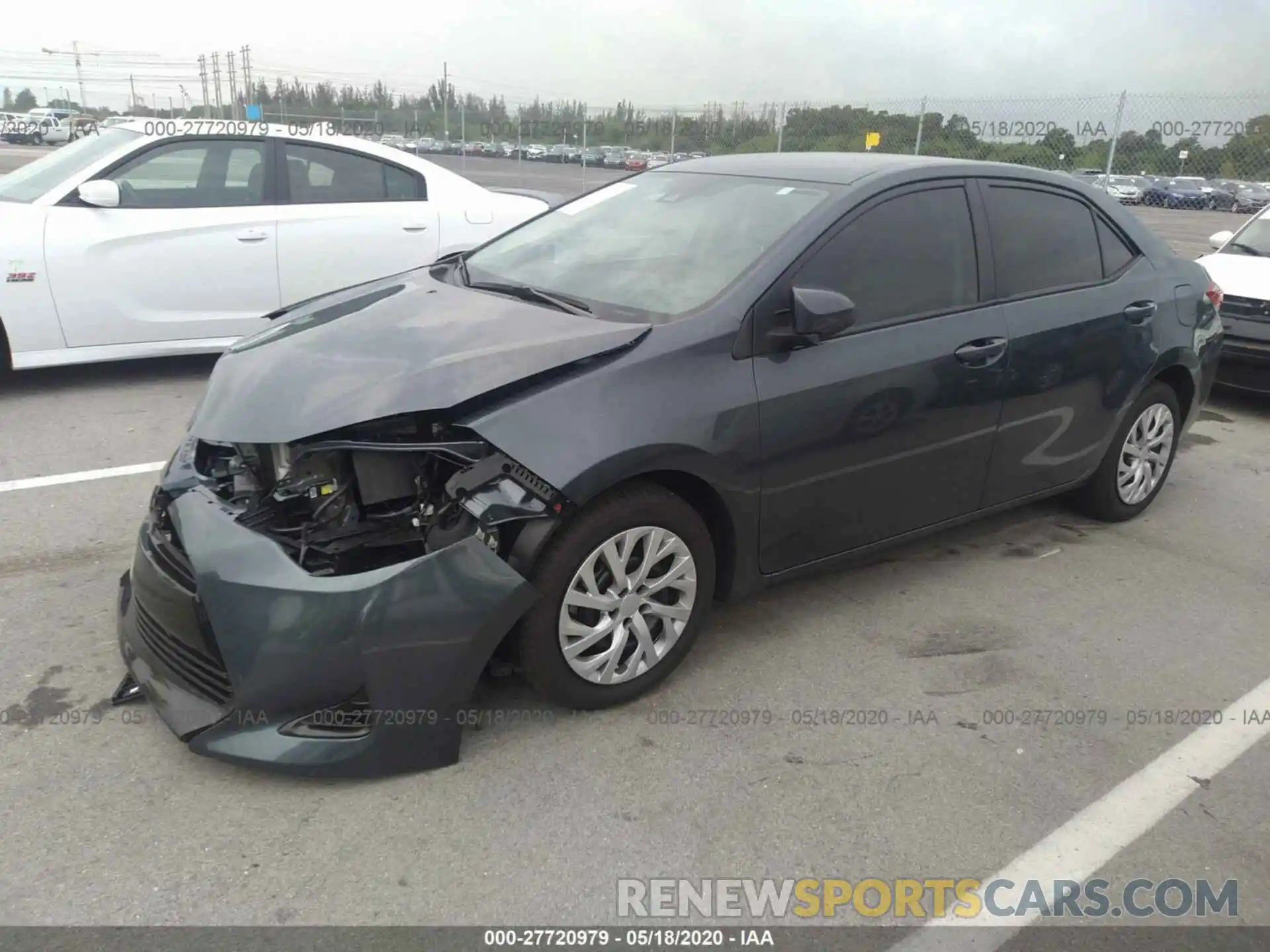 2 Photograph of a damaged car 2T1BURHE8KC217645 TOYOTA COROLLA 2019