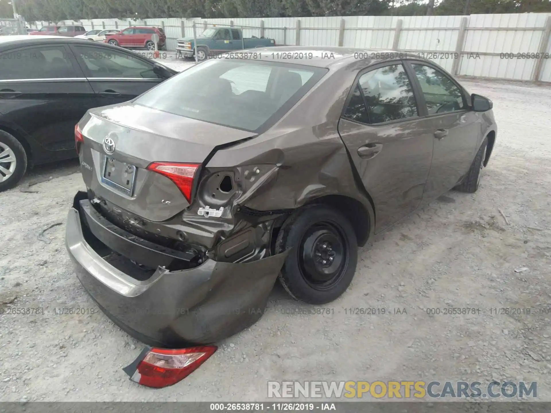 4 Photograph of a damaged car 2T1BURHE8KC217743 TOYOTA COROLLA 2019