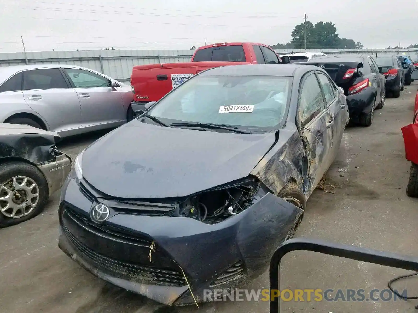 2 Photograph of a damaged car 2T1BURHE8KC217810 TOYOTA COROLLA 2019