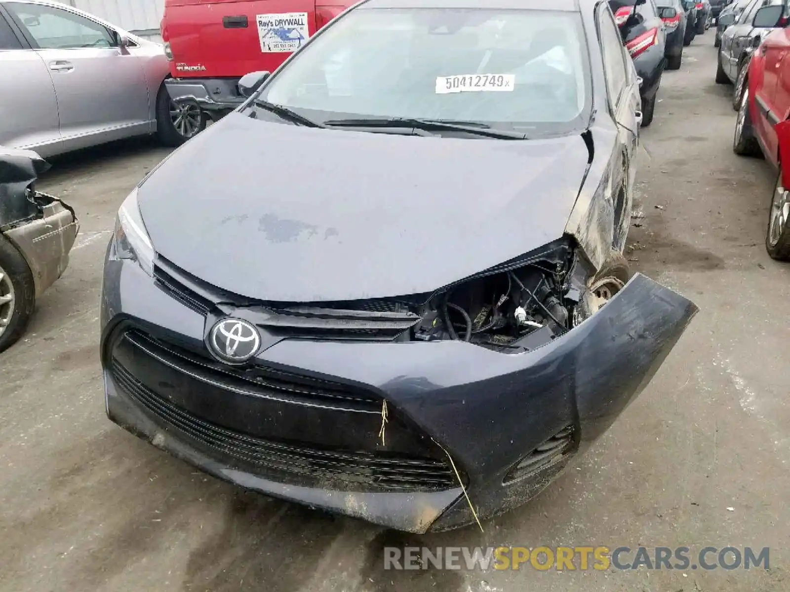 9 Photograph of a damaged car 2T1BURHE8KC217810 TOYOTA COROLLA 2019