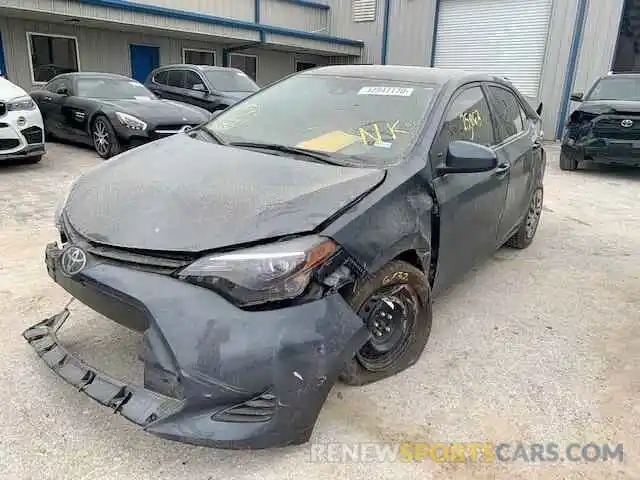 2 Фотография поврежденного автомобиля 2T1BURHE8KC218200 TOYOTA COROLLA 2019