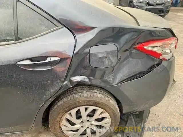 9 Photograph of a damaged car 2T1BURHE8KC218200 TOYOTA COROLLA 2019