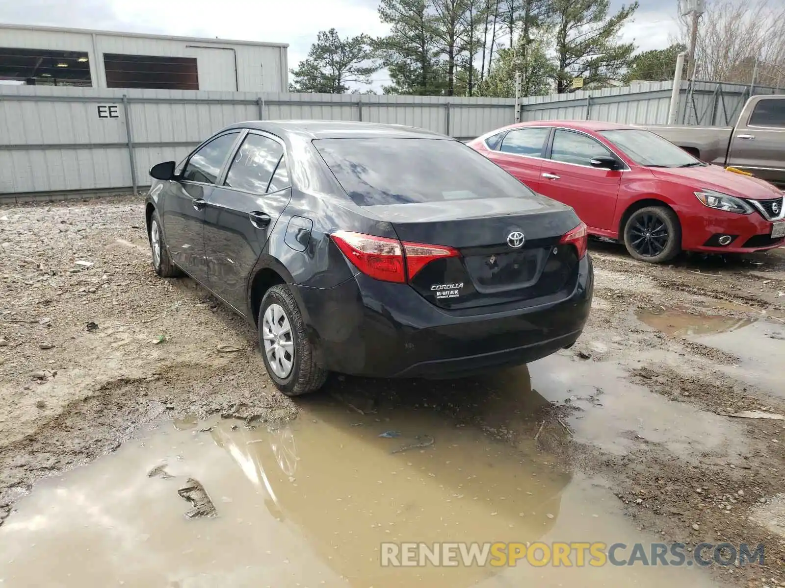 3 Photograph of a damaged car 2T1BURHE8KC218407 TOYOTA COROLLA 2019