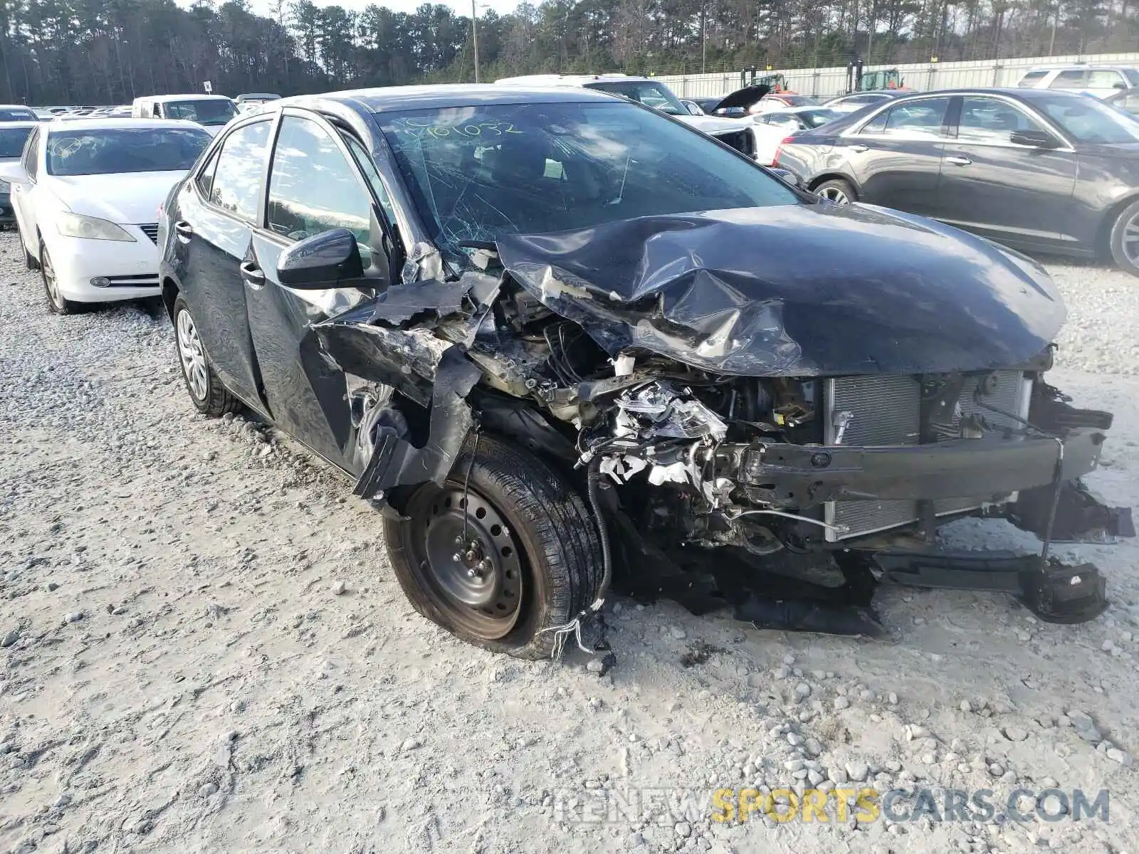 1 Photograph of a damaged car 2T1BURHE8KC219329 TOYOTA COROLLA 2019