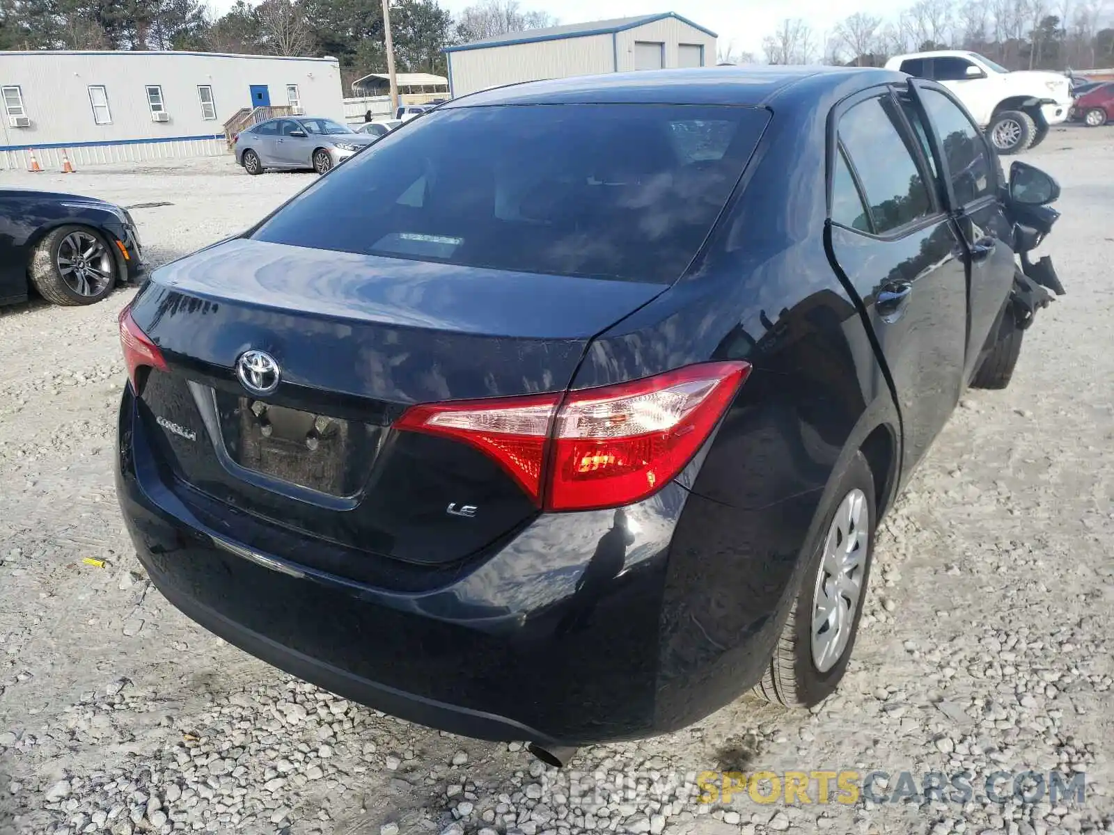 4 Photograph of a damaged car 2T1BURHE8KC219329 TOYOTA COROLLA 2019