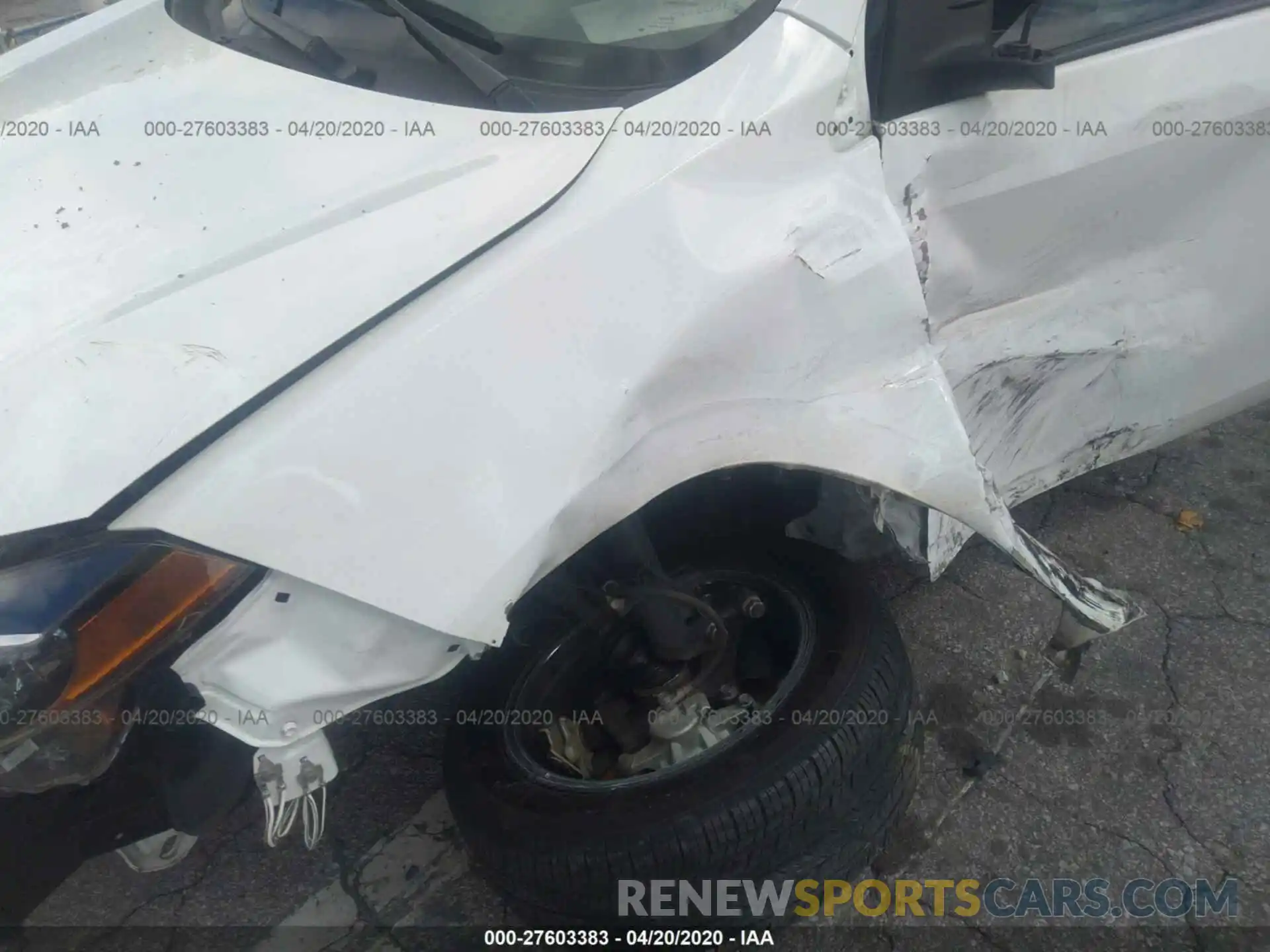 6 Фотография поврежденного автомобиля 2T1BURHE8KC219735 TOYOTA COROLLA 2019
