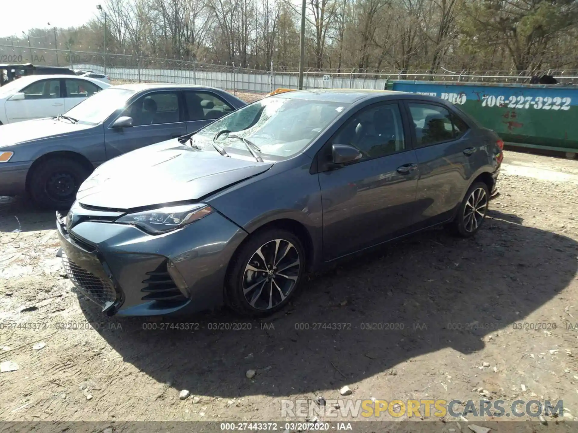 2 Photograph of a damaged car 2T1BURHE8KC220089 TOYOTA COROLLA 2019