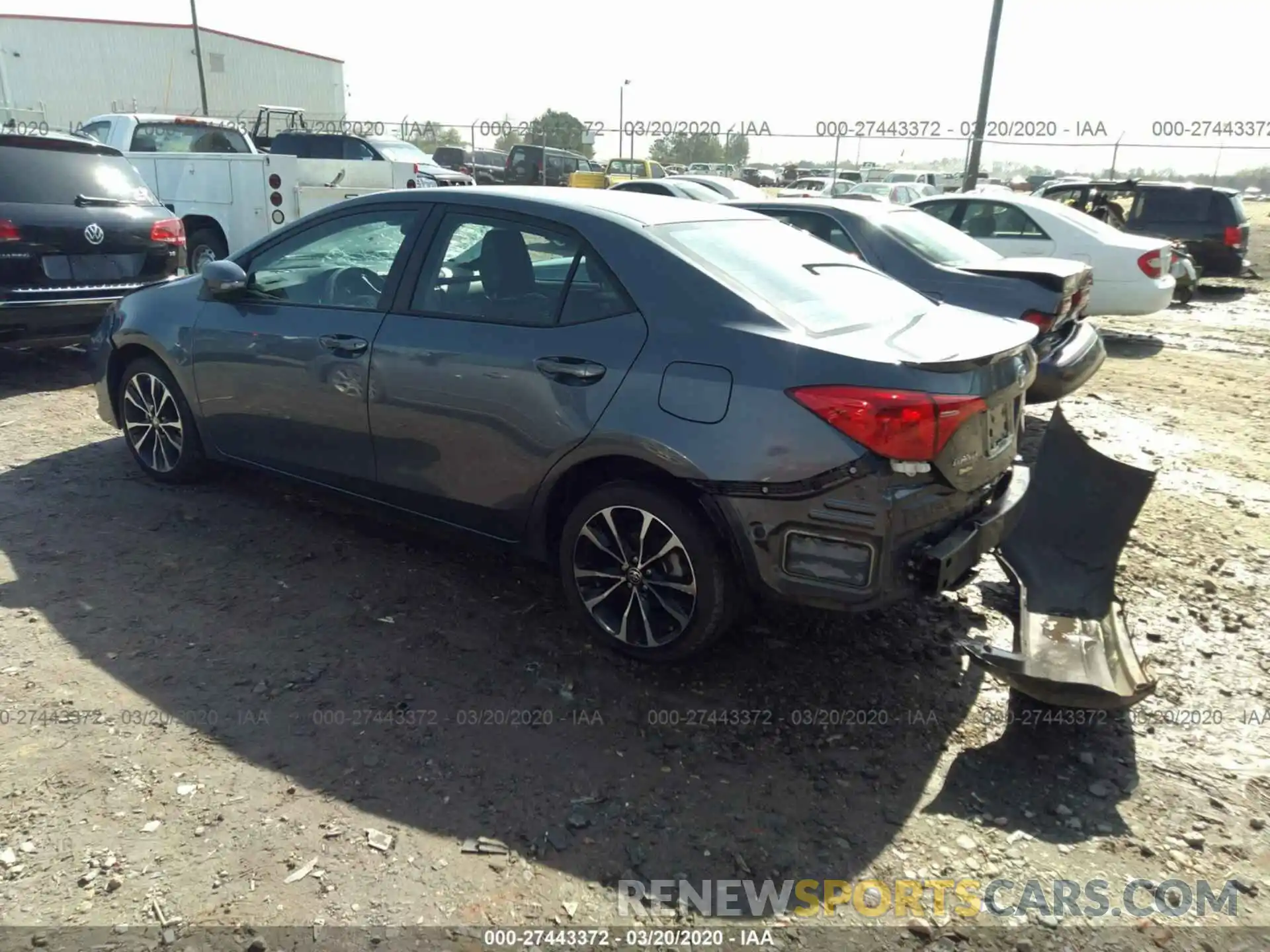 3 Photograph of a damaged car 2T1BURHE8KC220089 TOYOTA COROLLA 2019