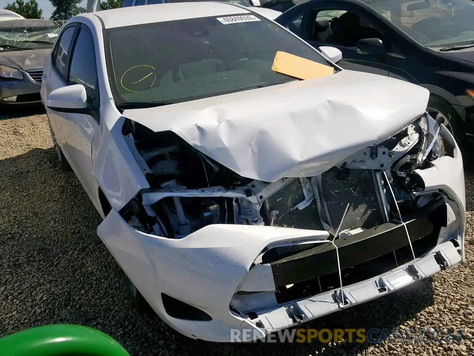 1 Photograph of a damaged car 2T1BURHE8KC220786 TOYOTA COROLLA 2019