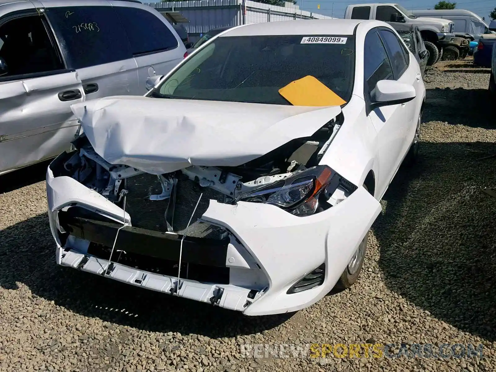 2 Photograph of a damaged car 2T1BURHE8KC220786 TOYOTA COROLLA 2019