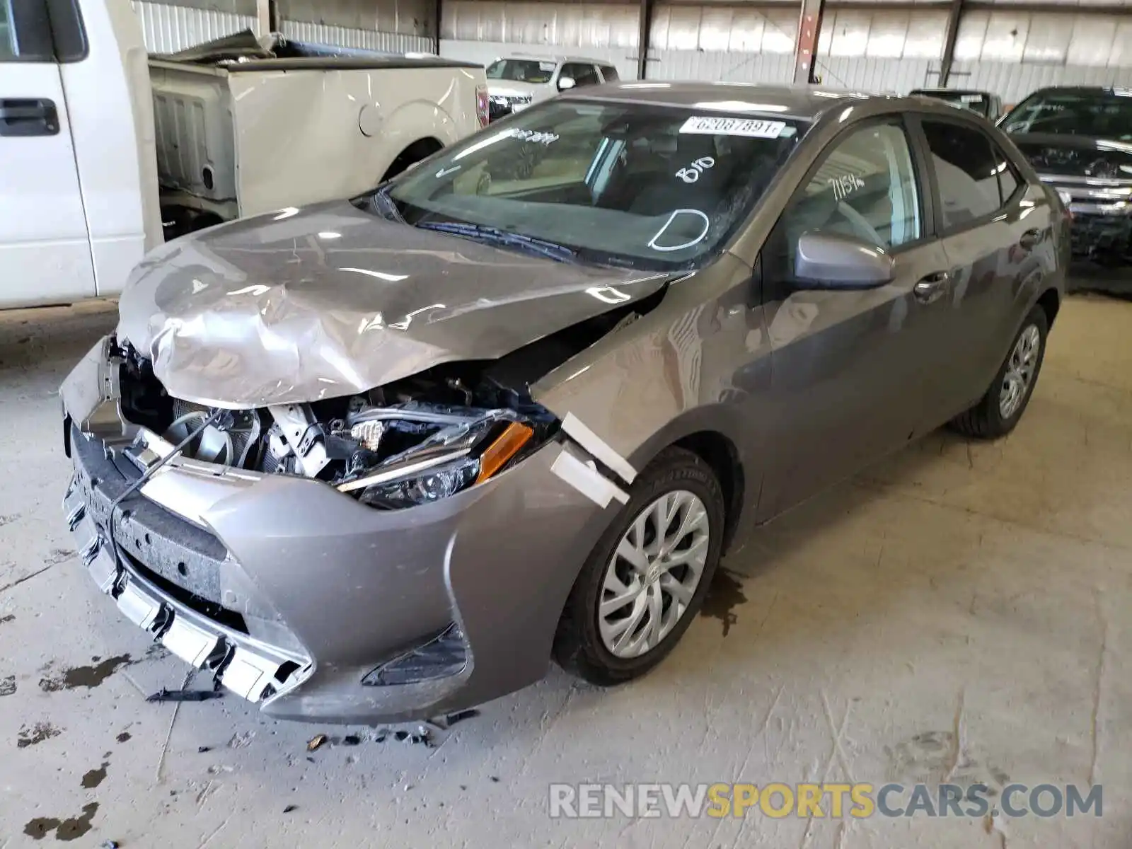 2 Photograph of a damaged car 2T1BURHE8KC221050 TOYOTA COROLLA 2019