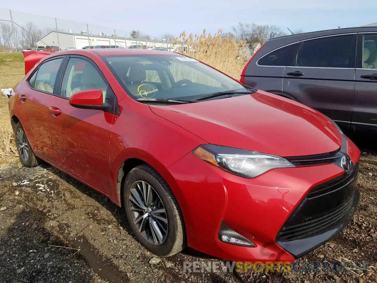 1 Photograph of a damaged car 2T1BURHE8KC221128 TOYOTA COROLLA 2019