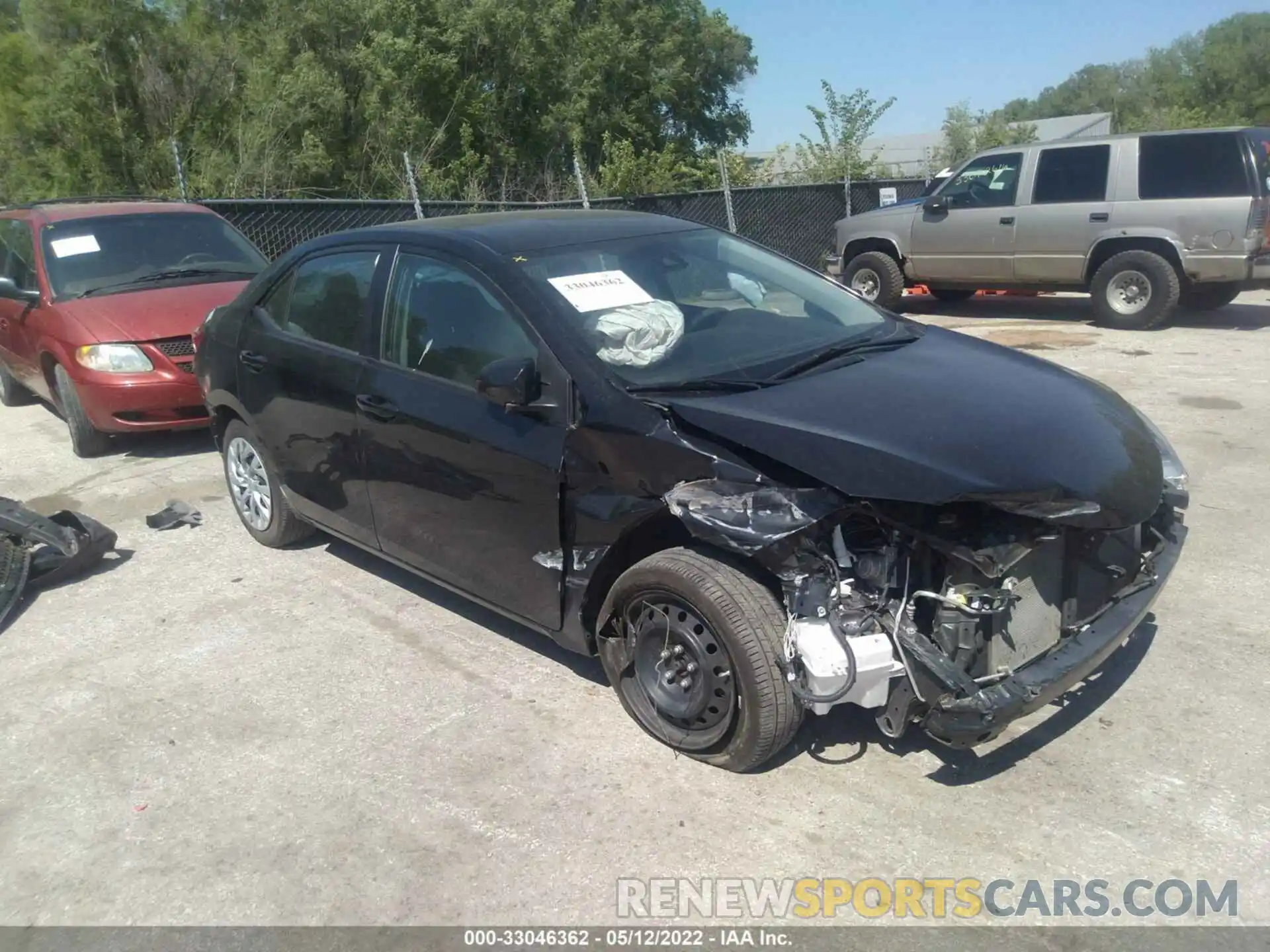 1 Photograph of a damaged car 2T1BURHE8KC221758 TOYOTA COROLLA 2019