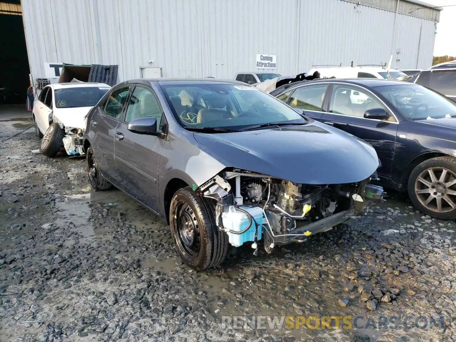 1 Photograph of a damaged car 2T1BURHE8KC221937 TOYOTA COROLLA 2019
