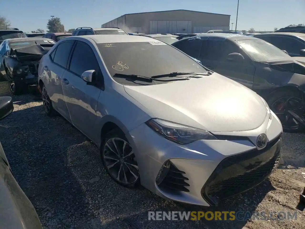 1 Photograph of a damaged car 2T1BURHE8KC222764 TOYOTA COROLLA 2019