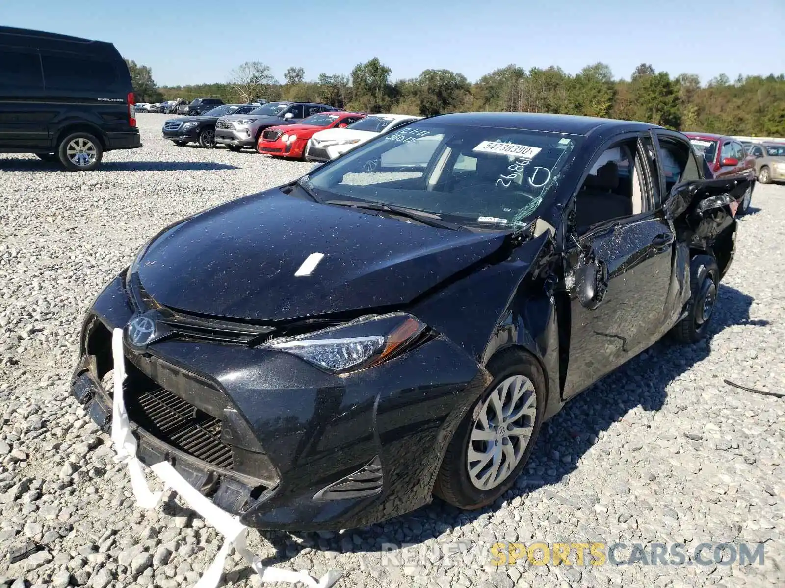 2 Photograph of a damaged car 2T1BURHE8KC222845 TOYOTA COROLLA 2019