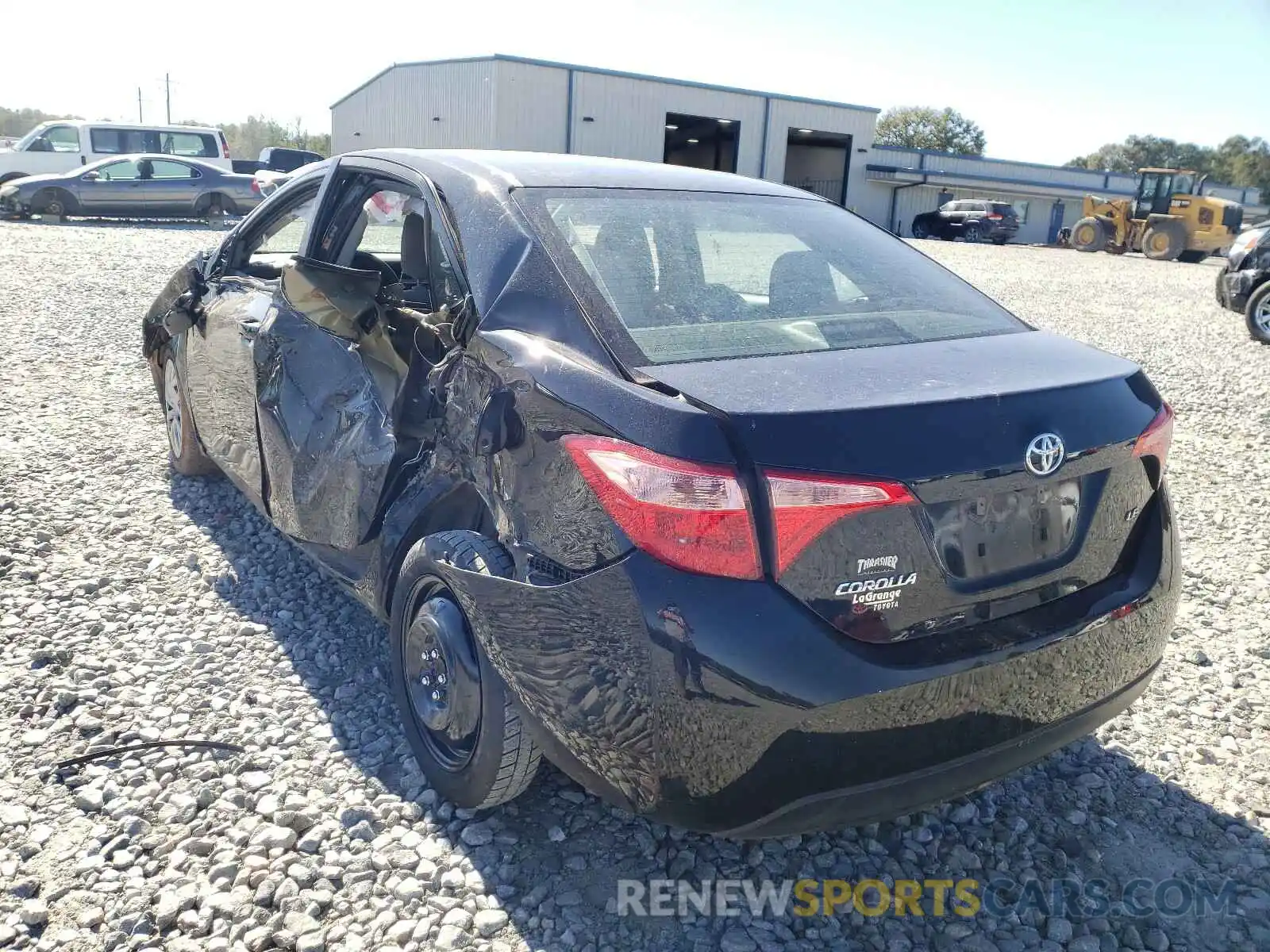 3 Photograph of a damaged car 2T1BURHE8KC222845 TOYOTA COROLLA 2019