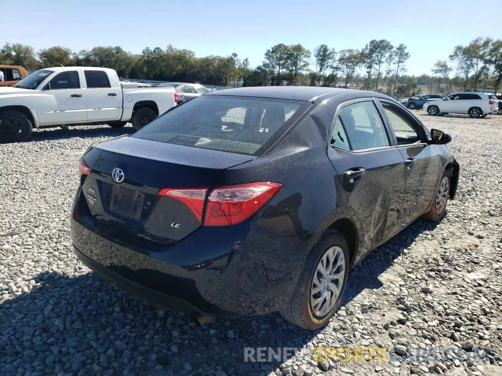 4 Photograph of a damaged car 2T1BURHE8KC222845 TOYOTA COROLLA 2019