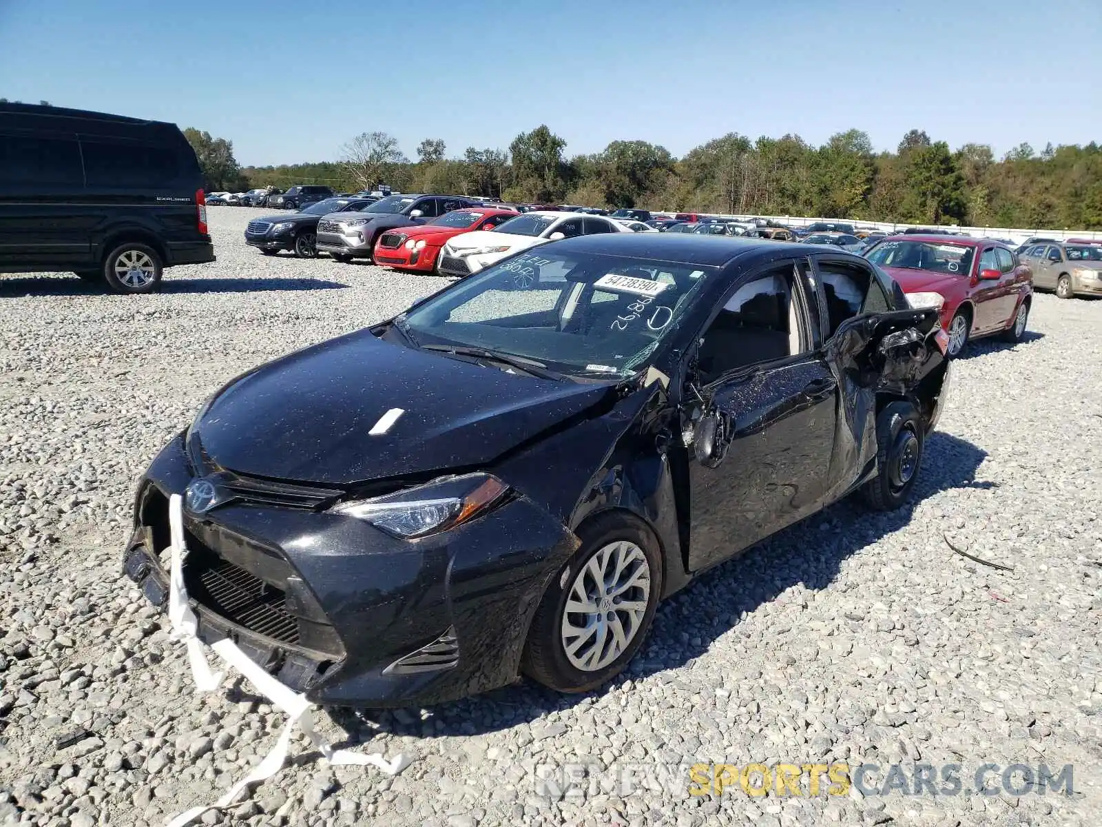 9 Photograph of a damaged car 2T1BURHE8KC222845 TOYOTA COROLLA 2019