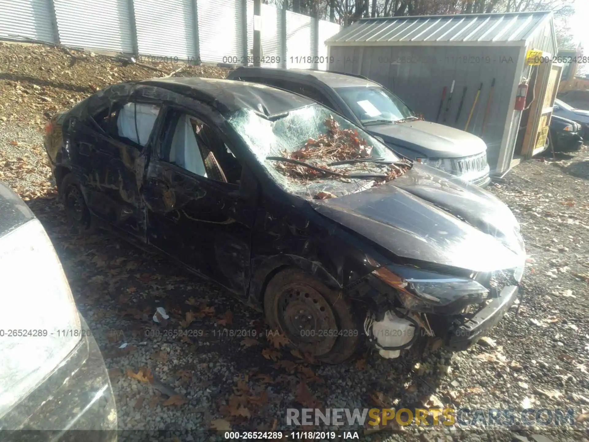 1 Photograph of a damaged car 2T1BURHE8KC223140 TOYOTA COROLLA 2019