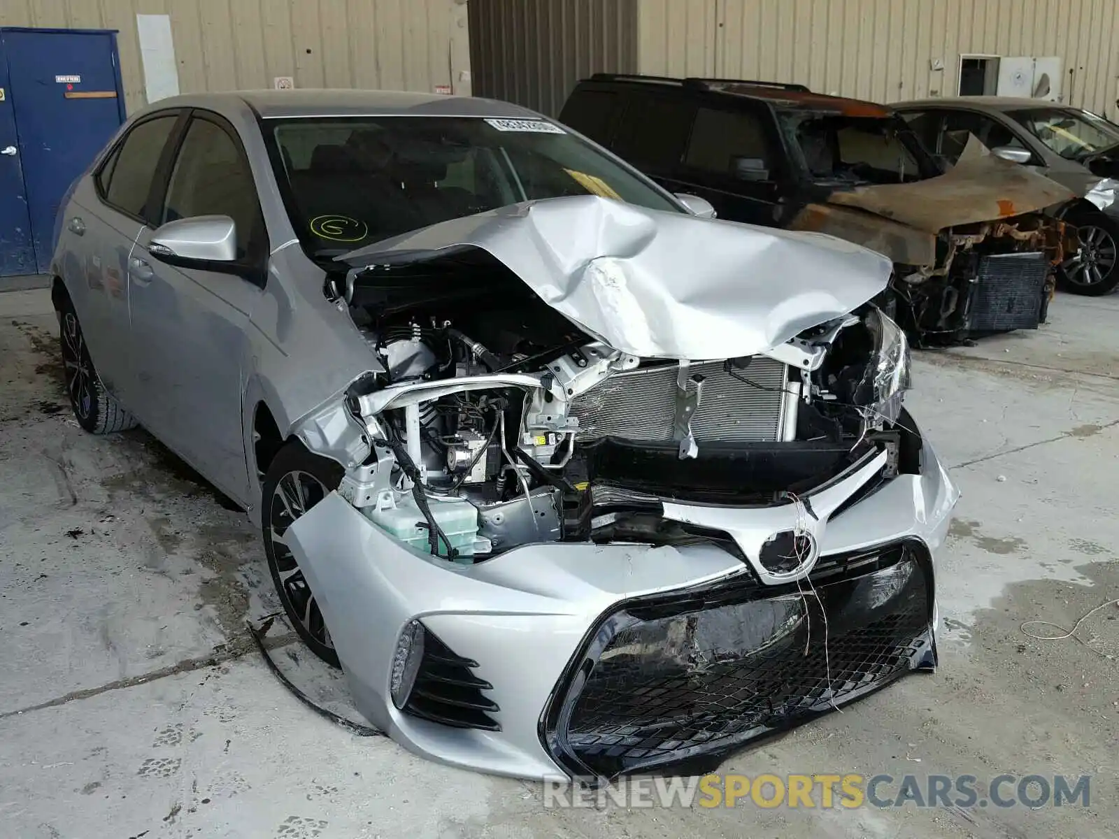 1 Photograph of a damaged car 2T1BURHE8KC223168 TOYOTA COROLLA 2019