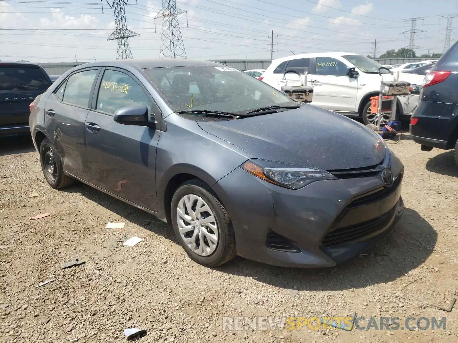 1 Photograph of a damaged car 2T1BURHE8KC223817 TOYOTA COROLLA 2019