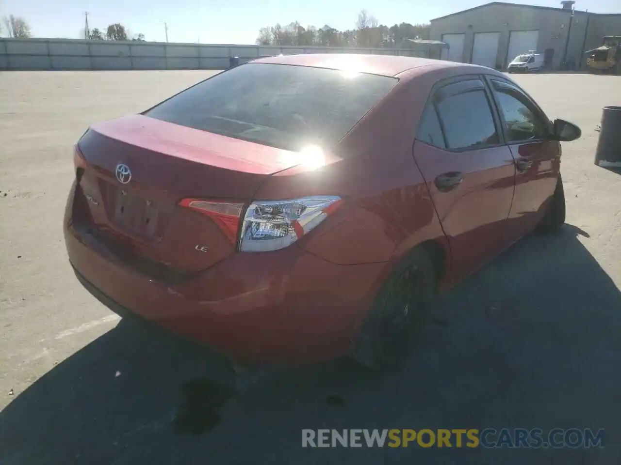 4 Photograph of a damaged car 2T1BURHE8KC224191 TOYOTA COROLLA 2019